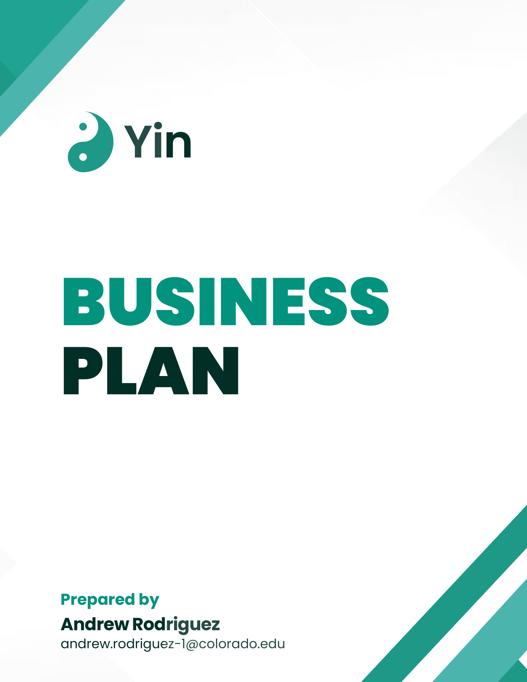 YIN Business Plan